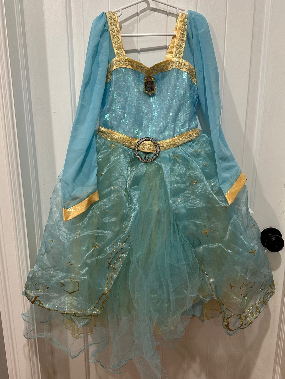 Disney Ariel Princess Gown with Jewel Accent